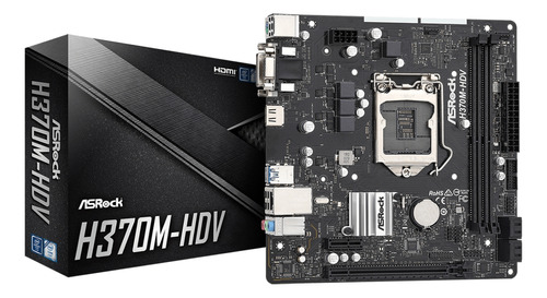 Motherboard Asrock H370m-hdv Ddr4 Intel 1151 8va Y 9na Gen.