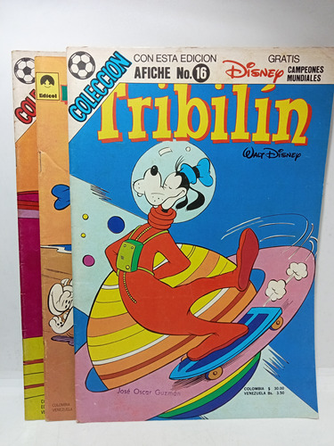Tribilin Revista - Walt Disney - Edicol - 3 Revistas 