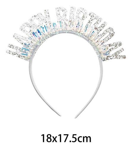 3 Diadema De , De Tiara De Cumpleaños, Corona De Argén