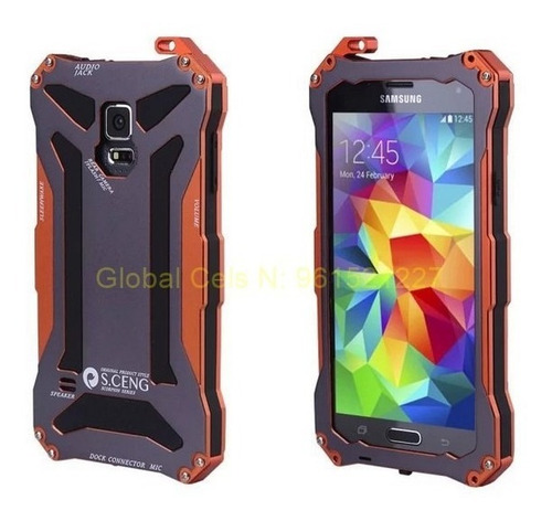 Case Protector Galaxy S5 Gundam Metal C/ Tpu Anti-shock