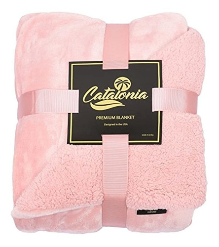  Pink Sherpa Throws Blanket For Girls,super Soft Comfy ...