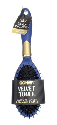 Conair Velvet Touch Cojín Redondo A Base De Cepillo Para El 
