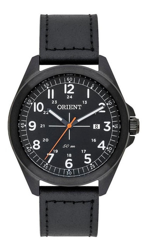 Relógio Orient Masculino Couro Preto Mpsc1011 P2px