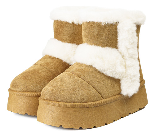 Botín Mujer Camel Dara Thunder Blue