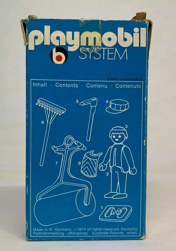Playmobil 3314 Obrero Construcción De 1975 Vintage Retromx (Usado)