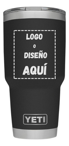 Yeti 30oz Tapa Clásica Termo Rambler | Grabado Laser Personalizado (logo)