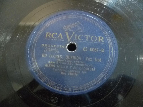 Pasta Glenn Miller Su Orquesta Rca Victor C71