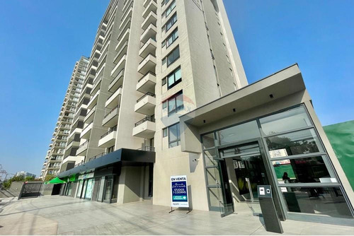 Estudio Nuevo Con Amplio Balcón En Ñuñoa, Piso 4