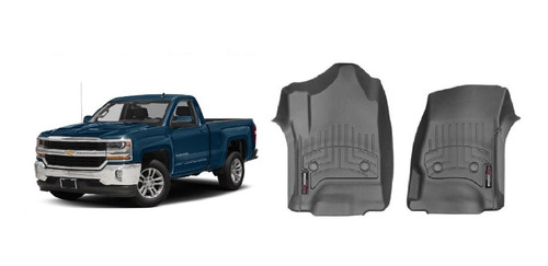 Pisos Weathertech Para Chevrolet Silverado 2016/2019 2 Ptas