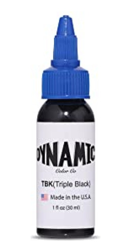 Tinta De Tatuaje  Botella De Tinta Negra Triple Dinámica De