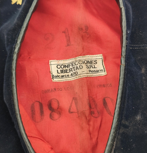 Boina Antigua Bomberos Argentina - Militaria (Usado)