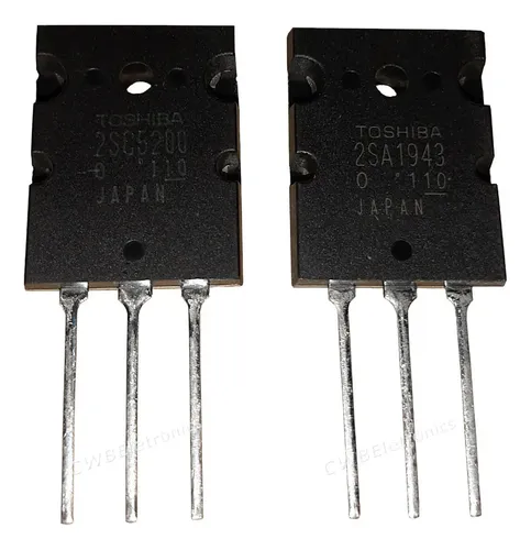 5 Pares De Transistores De Audio 2SA1943 Y 2SC5200 – Para Amplificadores De Alta Potencia, Repuesto De Electrónica, 10 Piezas En Total