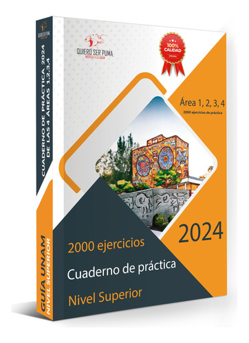 Cuaderno De Práctica 2000 Ejercicios Ingreso A La Unam 2024 