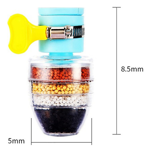 Ablandador De Agua Queenly-home Kitchen Con Flúor, 3 Unidade