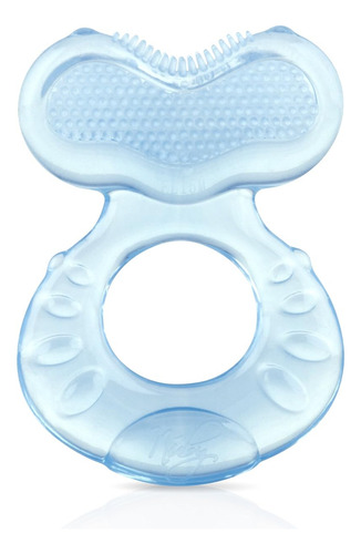 Mordedor Nuby Teethe-eez, De Silicona Suave Con Cerdas, Azul