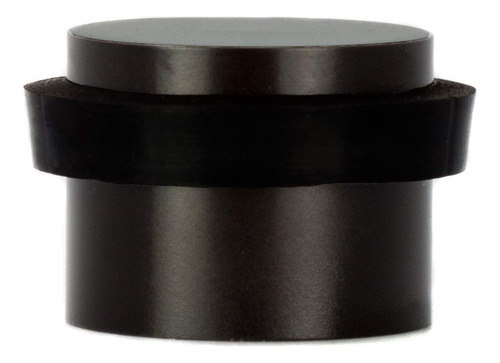 Tope Adhesivo Para Puerta Goma Negra Silicona 1.1 X 0.8 PuLG