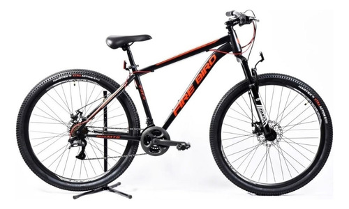 Mountain bike Fire Bird BIN29-21ECO M frenos de disco mecánico cambios Shimano TZ500 color negro/rojo  