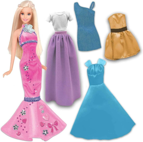 Barbie Diseña Sus Vestidos De Moda