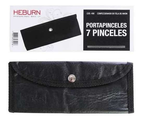 Heburn Profesional Estuche Para 7 Pinceles Maquillaje 490