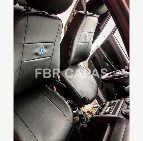 Capa De Banco Carro Couro Vw Fox Gol Voyage + Brinde Grátis