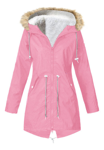 Lluvia Para Mujer, Sólida, Cálida, Gruesa, Para Exteriores,