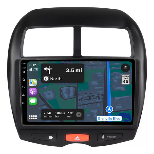 Multimidia 9p Asx 10/21 Carplay Android Auto Mp5 + Ré