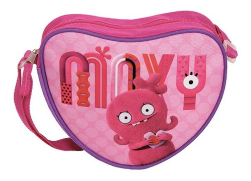 Imagen 2 de 3 de Cartera Ugly Dolls Bolso Corazón Infantil Para Niñas