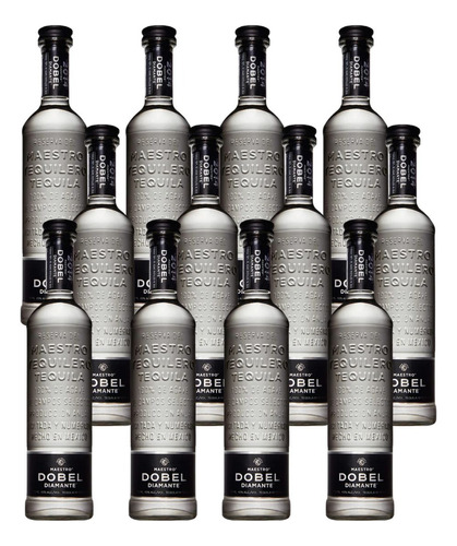 Tequila Maestro Dobel Cristalino 700 Ml - 12 Pack