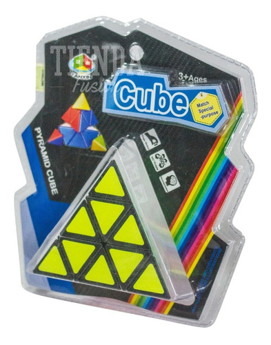 Cubo Magico Triángulo 5 Lados Piramide Blister World Magic 