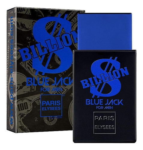Billion Dollar Blue Jack Perfume For Men 3.3 Fl Oz Eau De To