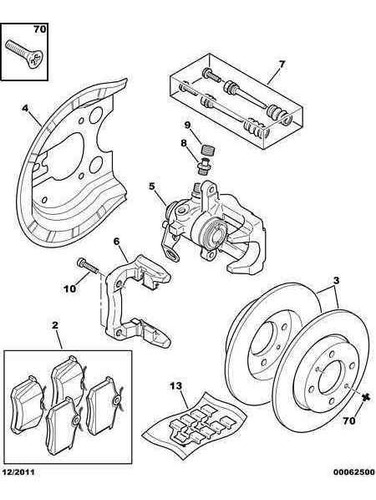 Juego Discos Y Pastillas Traseros Peugeot 307