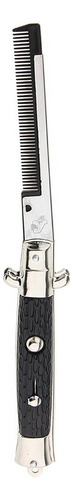 . Snap Button Pocket Comb Pocket Folding Knife