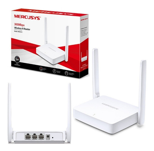 Router Inalámbrico N 300mbps 2 Antenas Mercusys Wifi 5dbi