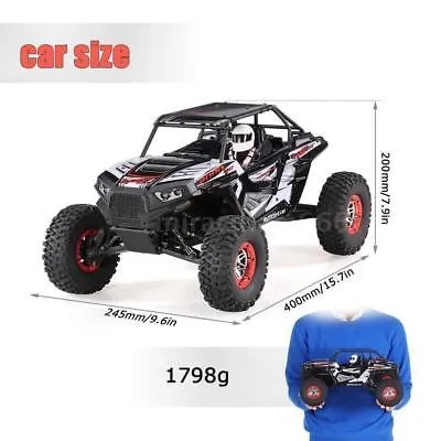 Wltoys 10428-b2 1/10 4wd Eléctrico Rock Crawler Off-road