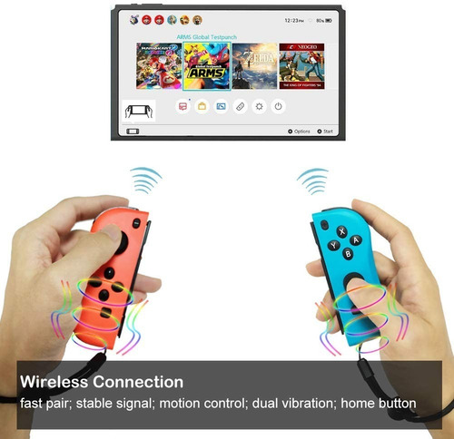 Imagen 2 de 8 de Controles Para Nintedo Switch Joy Con