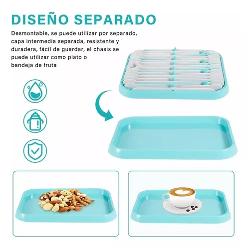 Escurre Biberones,Escurridor de Biberones,Estante para Secar Biberones, Escurridor para Biberones,Bandeja de Secado para Biberones,para Chupetes  Soporte para Desmontable,Secado de Biberones y Chupetes : : Bebé