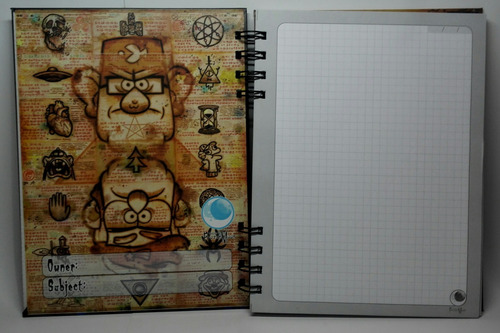 Imagen 2 de 5 de Cuaderno Gravity Falls 15*20 Cms 100 Hojas