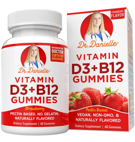 Vitamina D3, Gomitas B12 Del Dr. Danielle, Suplemento Diario