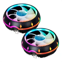 Comprar Kit 2 Cooler Universal Led Rgb Pc Processador Cpu Amd Intel