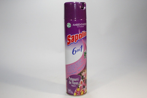 Imagen 1 de 4 de Ambiental Sapolio 6 En 1 Spray Diferentes Aromas 360cc
