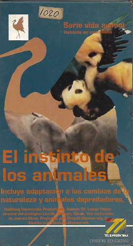 El Instinto De Los Animales Vhs Original Teleargentina