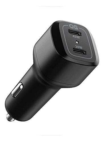 Spigen Usb C Car Charger, 65w Dual Usb Car Charger Fast Char