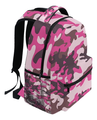 Mochila Para Ordenador Portatil Suabo, Color Rosa Camufla...
