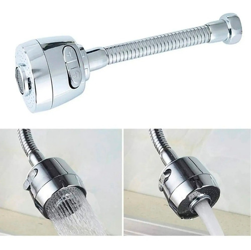 Imagen 7 de 7 de Adaptador Extension Canilla Pico Flexible A Rosca Oferta Ya