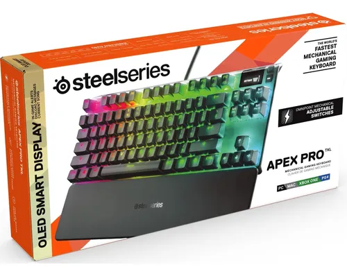 Teclado Steelseries Apex Pro Tkl Negro Inglés Us (Usado)