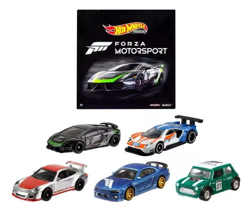 Hot Wheels Premium Forza Motorsport  Set Con 5 Carros