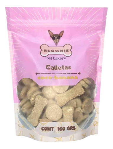 Galletas Naturales Para Perro Sabor Coco-banana