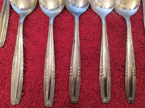 12 Cucharillas Café Postre De 13x3 Acero Inoxidable Nuevas