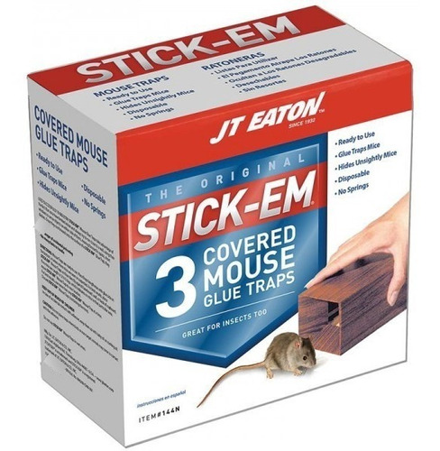 Trampa Adhesiva Ratones Ratas Lauchas Todo Para El Fumigador