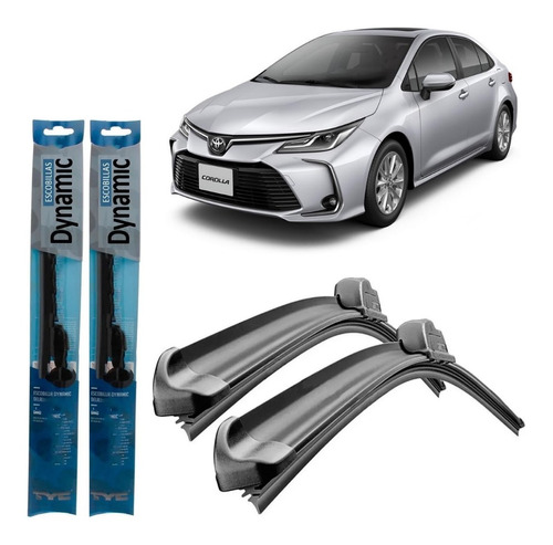 Juego Kit Escobillas Toyota Corolla 2020 2021 2022